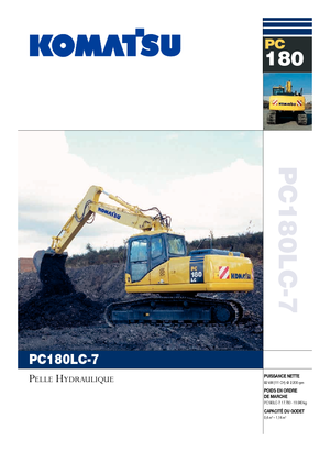 Escavatori cingolati Komatsu PC180LC-7