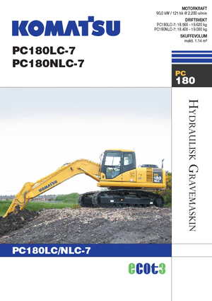 Escavatori cingolati Komatsu PC180LC-7