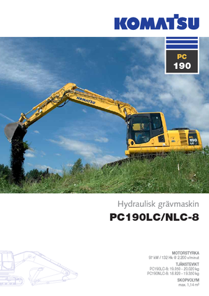 Escavatori cingolati Komatsu PC190-8 LC