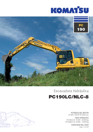 Escavatori cingolati Komatsu PC190-8 LC