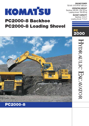 Escavatori cingolati Komatsu PC2000-8