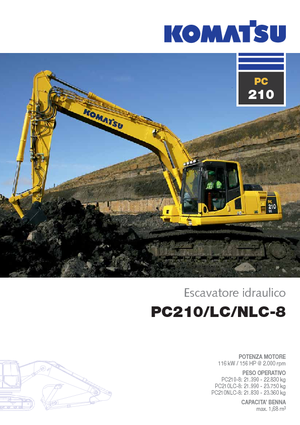 Escavatori cingolati Komatsu PC210-8