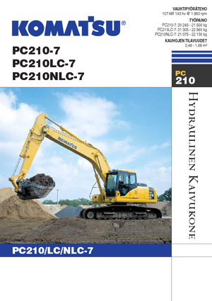Escavatori cingolati Komatsu PC210NLC-7