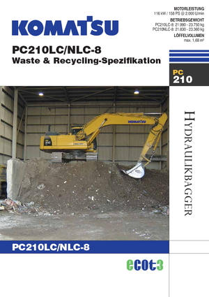 Escavatori cingolati Komatsu PC210LC-8