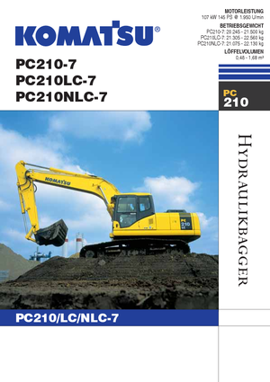 Escavatori cingolati Komatsu PC210NLC-7