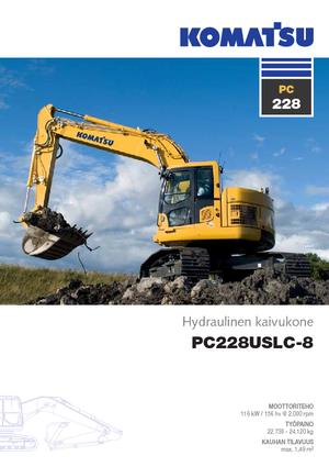Escavatori cingolati Komatsu PC228US-LC-8