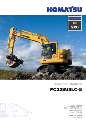 Escavatori cingolati Komatsu PC228US-LC-8