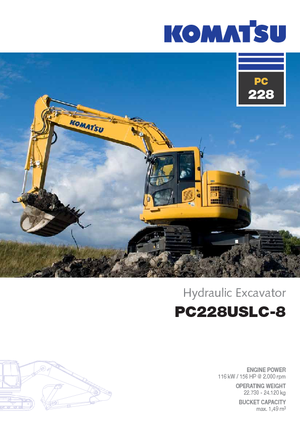 Escavatori cingolati Komatsu PC228US-LC-8