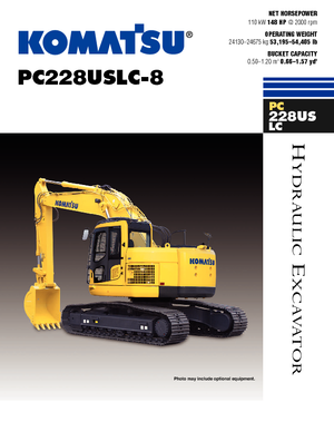 Escavatori cingolati Komatsu PC228US-LC-8