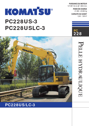 Escavatori cingolati Komatsu PC228US-LC-3