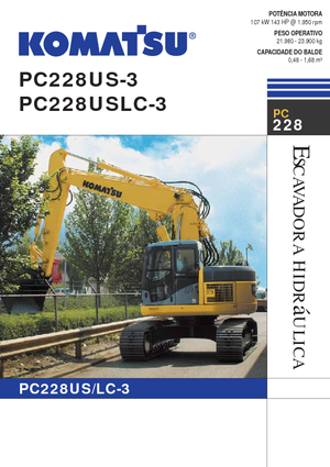 Escavatori cingolati Komatsu PC228US-LC-3