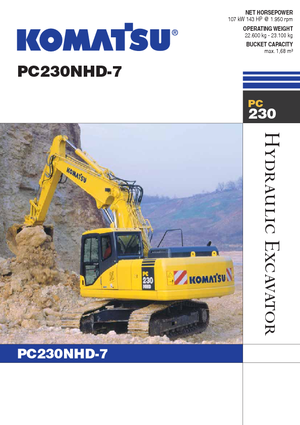 Escavatori cingolati Komatsu PC230NHD-7