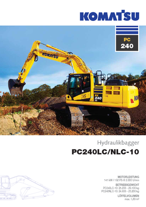 Escavatori cingolati Komatsu PC240LC-10