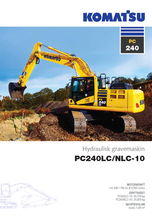 Escavatori cingolati Komatsu PC240LC-10