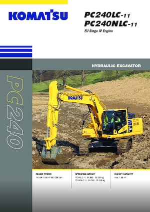 Escavatori cingolati Komatsu PC240NLC-11E0