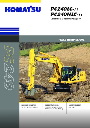 Escavatori cingolati Komatsu PC240NLC-11E0