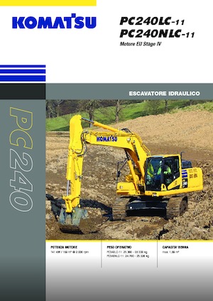 Escavatori cingolati Komatsu PC240NLC-11E0