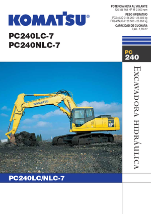 Escavatori cingolati Komatsu PC240NLC-7