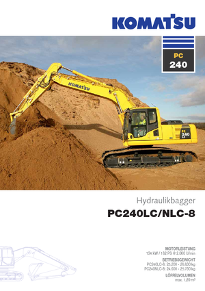 Escavatori cingolati Komatsu PC240LC-8