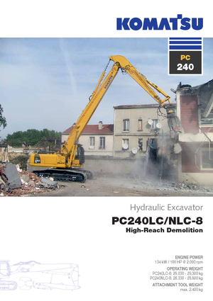 Escavatori cingolati Komatsu PC240LC-8
