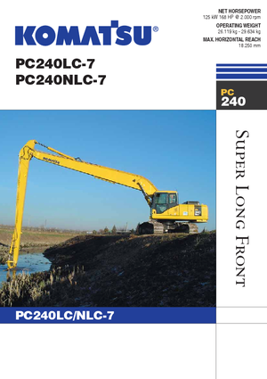Escavatori cingolati Komatsu PC240NLC-7