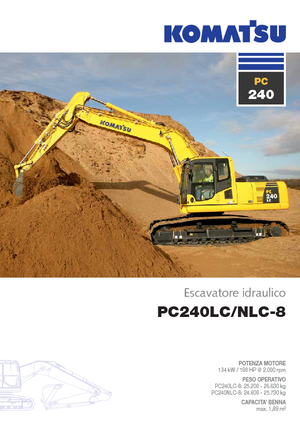 Escavatori cingolati Komatsu PC240NLC-8