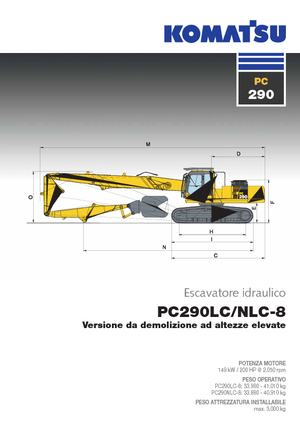 Escavatori cingolati Komatsu PC290LC-8