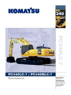 Escavatori cingolati Komatsu PC340LC-7