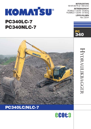 Escavatori cingolati Komatsu PC340NLC-7