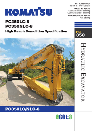 Escavatori cingolati Komatsu PC350NLC-8