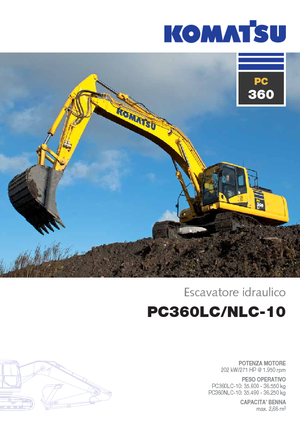 Escavatori cingolati Komatsu PC360LC-10