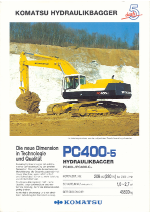 Escavatori cingolati Komatsu PC400LC-5