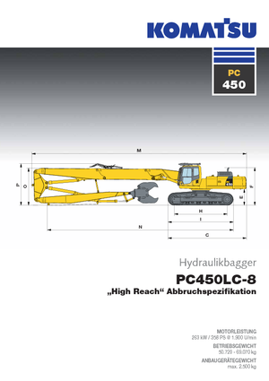 Escavatori cingolati Komatsu PC450HRD-8