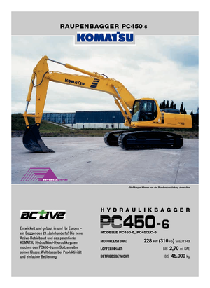 Escavatori cingolati Komatsu PC450LC-6