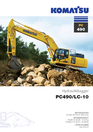 Escavatori cingolati Komatsu PC490LC-10