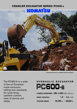Escavatori cingolati Komatsu PC600-6
