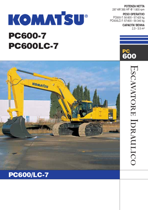 Escavatori cingolati Komatsu PC600LC-7