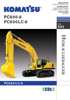 Escavatori cingolati Komatsu PC600LC-8/PC 600-8