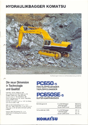 Escavatori cingolati Komatsu PC650SE-5