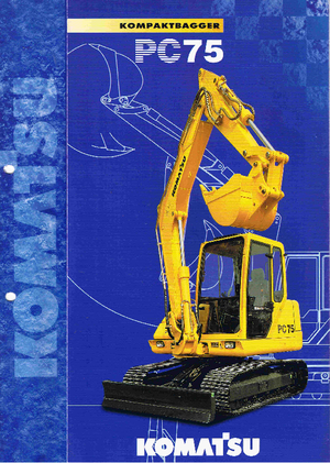 Escavatori cingolati Komatsu PC75-1