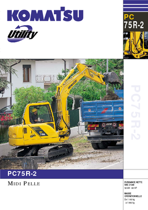 Escavatori cingolati Komatsu PC75R-2