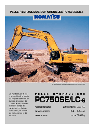 Escavatori cingolati Komatsu PC750SE-6