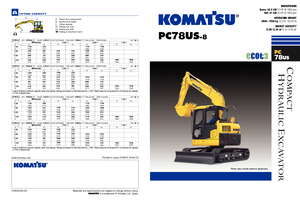 Escavatori cingolati Komatsu PC78US-8