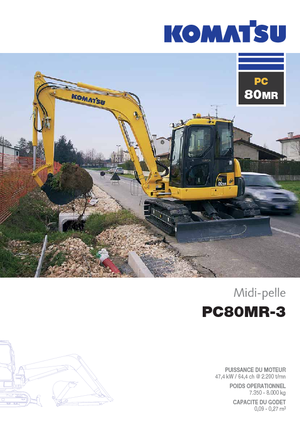 Escavatori cingolati Komatsu PC80MR-3