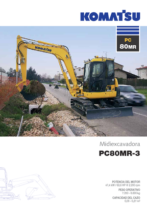 Escavatori cingolati Komatsu PC80MR-3