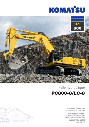 Escavatori cingolati Komatsu PC800-8 E0