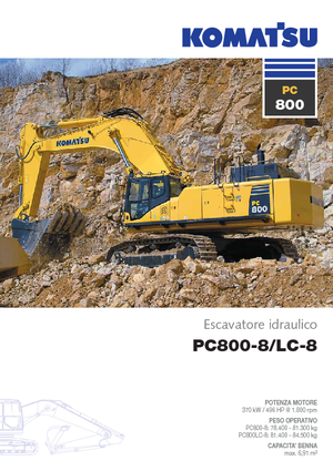 Escavatori cingolati Komatsu PC800-8 E0