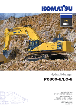Escavatori cingolati Komatsu PC800-8 E0