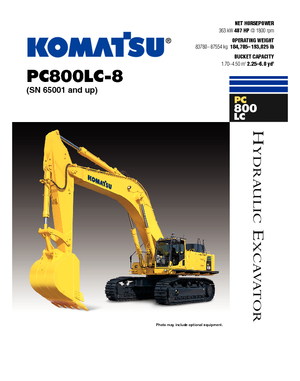 Escavatori cingolati Komatsu PC800-8 E0