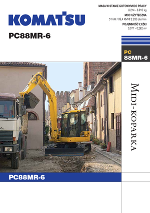 Escavatori cingolati Komatsu PC88MR-6